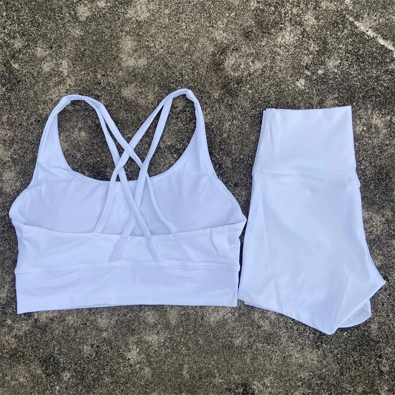 2 Piece Yoga Shorts and Top