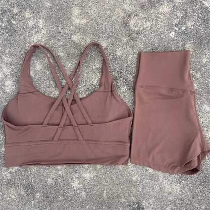 2 Piece Yoga Shorts and Top