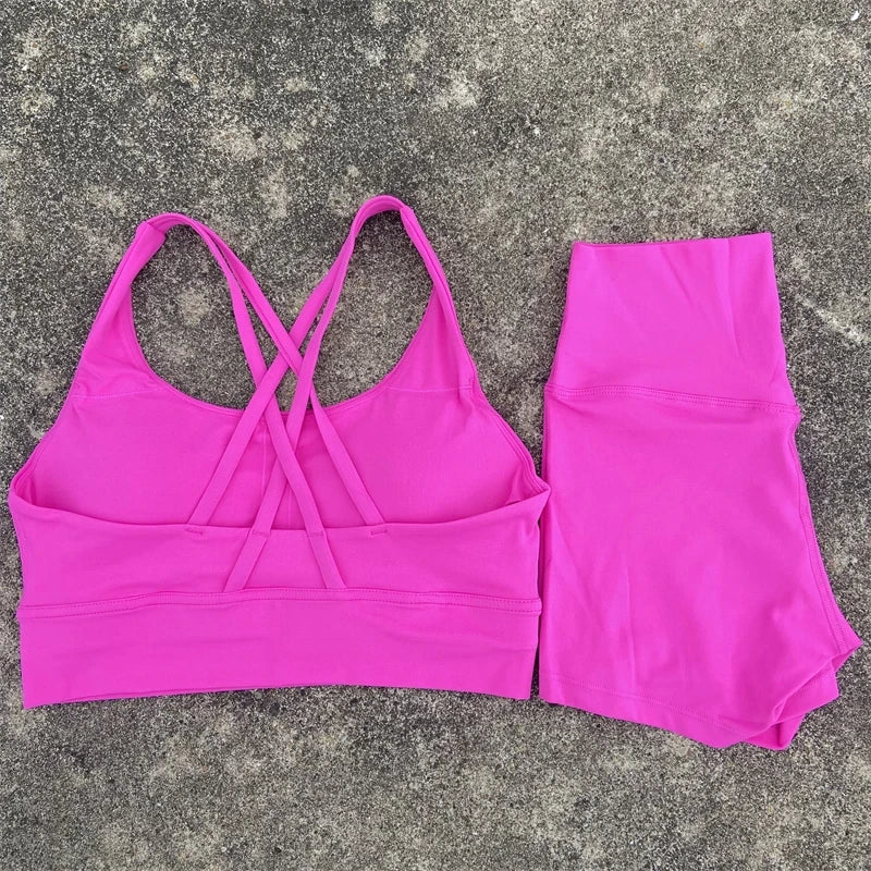 2 Piece Yoga Shorts and Top