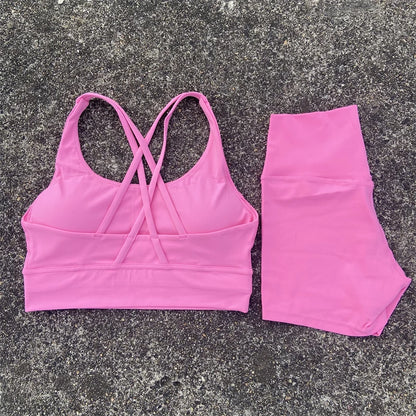 2 Piece Yoga Shorts and Top