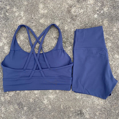 2 Piece Yoga Shorts and Top