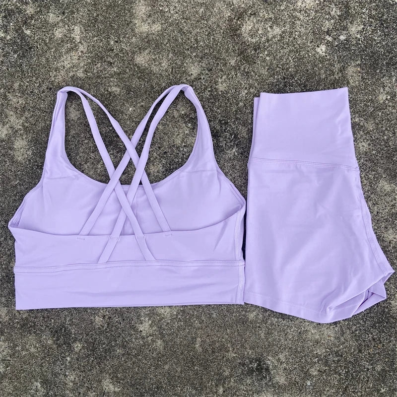 2 Piece Yoga Shorts and Top