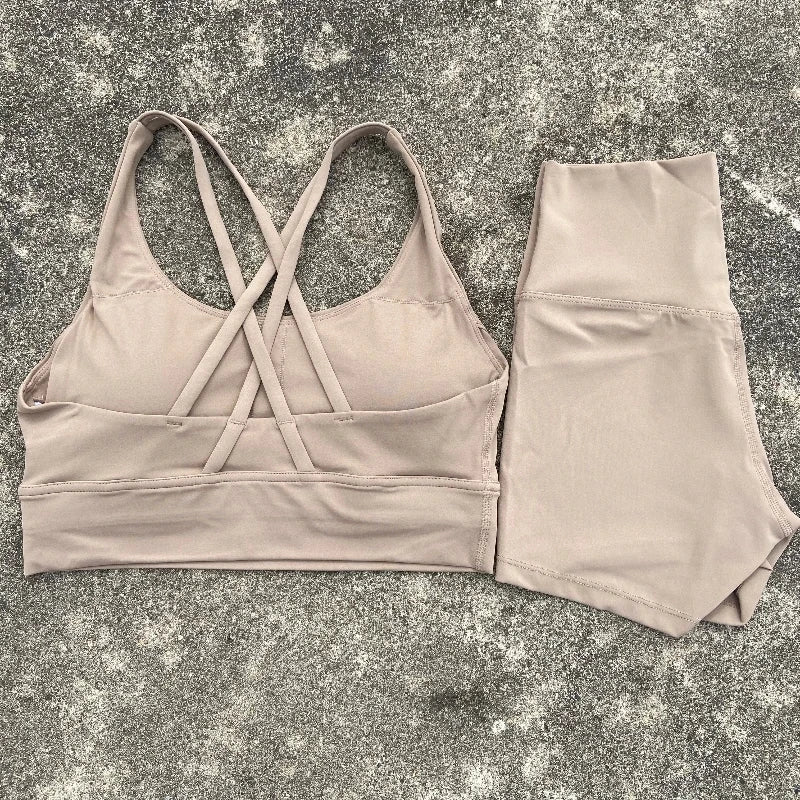 2 Piece Yoga Shorts and Top