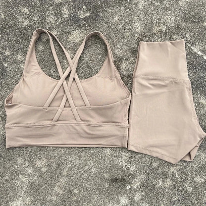 2 Piece Yoga Shorts and Top