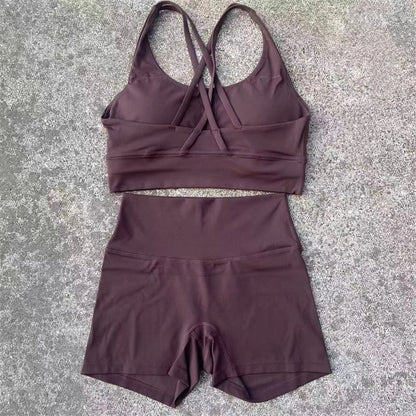 2 Piece Yoga Shorts and Top