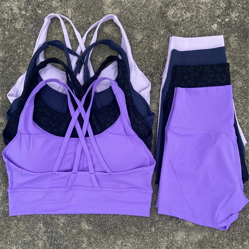 2 Piece Yoga Shorts and Top