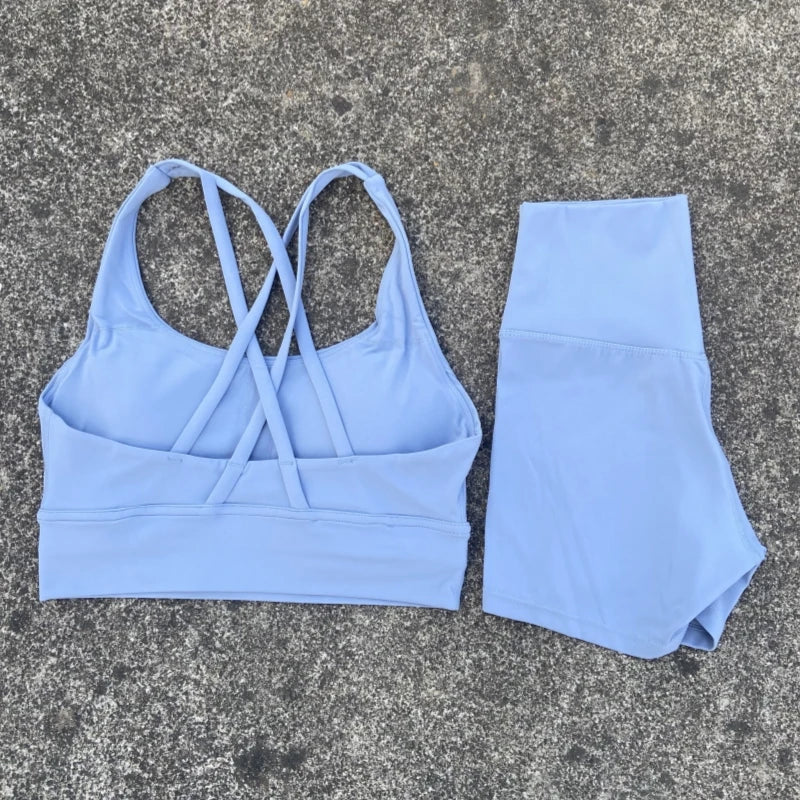 2 Piece Yoga Shorts and Top