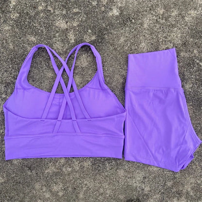 2 Piece Yoga Shorts and Top
